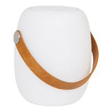Lampe LED Cardiff blanche avec dragonne et haut-parleur Bluetooth