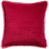 Coussin uni Fara Rubis 45 x 45