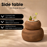 Table d'appoint Zea Marron