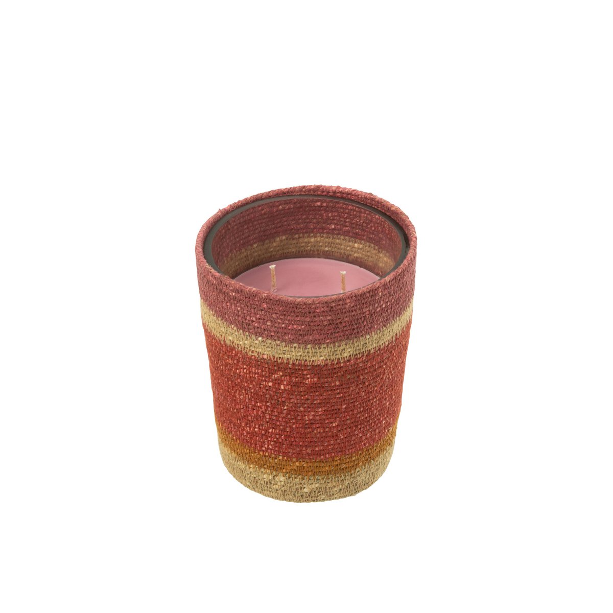 Panier à bougies parfumé J-Bank avec panneau de cire multicolore
