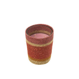 Panier à bougies parfumé J-Bank avec panneau de cire multicolore