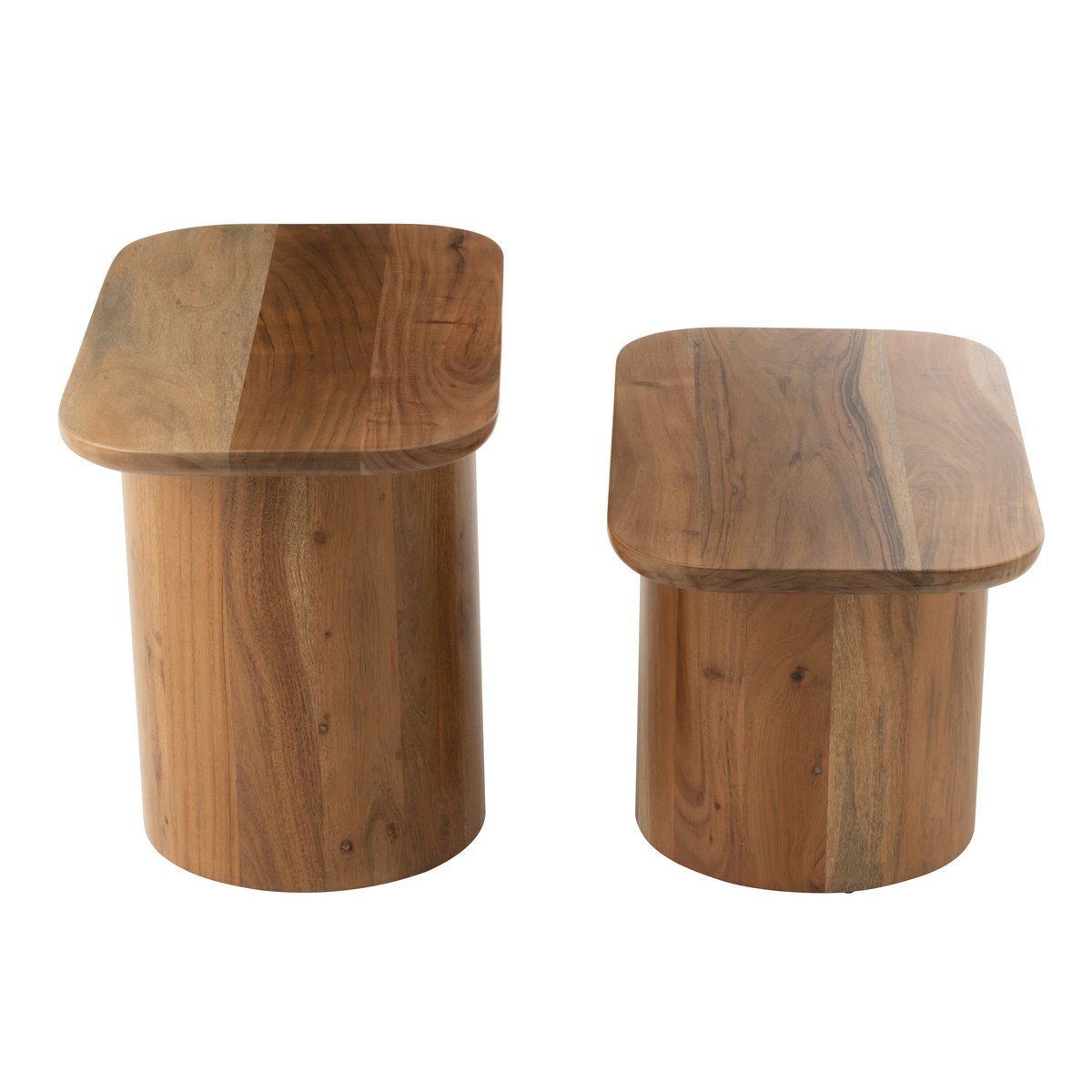Table d'appoint J-Line Acacia en ambiance scandinave