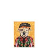 Toile Dog Pop Art J-Line - Décoration murale colorée et moderne