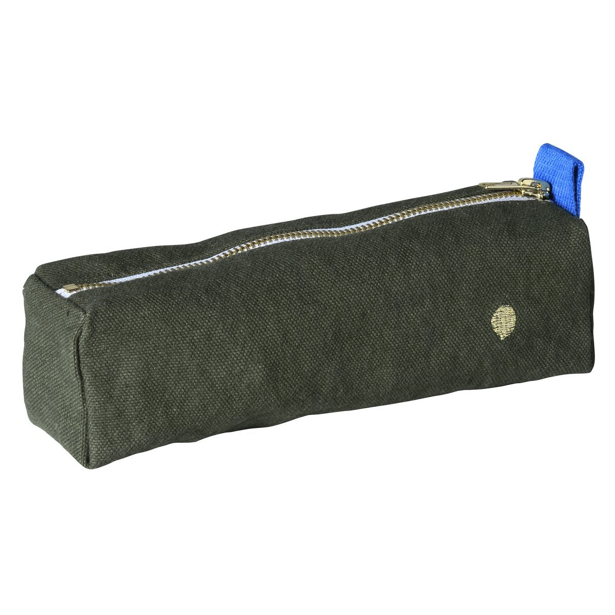 Trousse VIVARAISE beige avec finition brillante, élégante et pratique