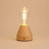 Lampe de table rechargeable marron clair Zavi