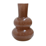 Vase Lindi Elite en verre marron