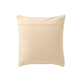 Coussin J-Line Stripes crème et saumon en coton recyclé, design élégant
