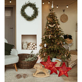 3 Set LED Decoration Stars de Noël Rouge
