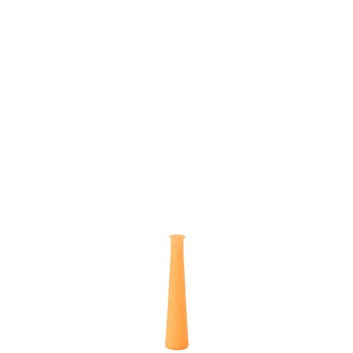 Vase Tube en Verre Orange J-Line - Élégance et modernité