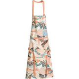 Tablier de cuisine recyclé Dori avec motif marin coloré et poche centrale