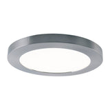 Le plafond LED "bonus", fonction, plafond métallique et plastique, les anneaux en chrome et blanc peuvent être modifiés, avec des LED fermement construites, 22,5 cm de diamètre