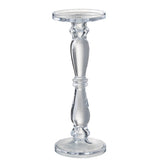 Bougeoir J-Line Leti en verre transparent, détail du verre