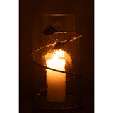 Vase en Verre et Fer - Ambiance moderne dans un salon