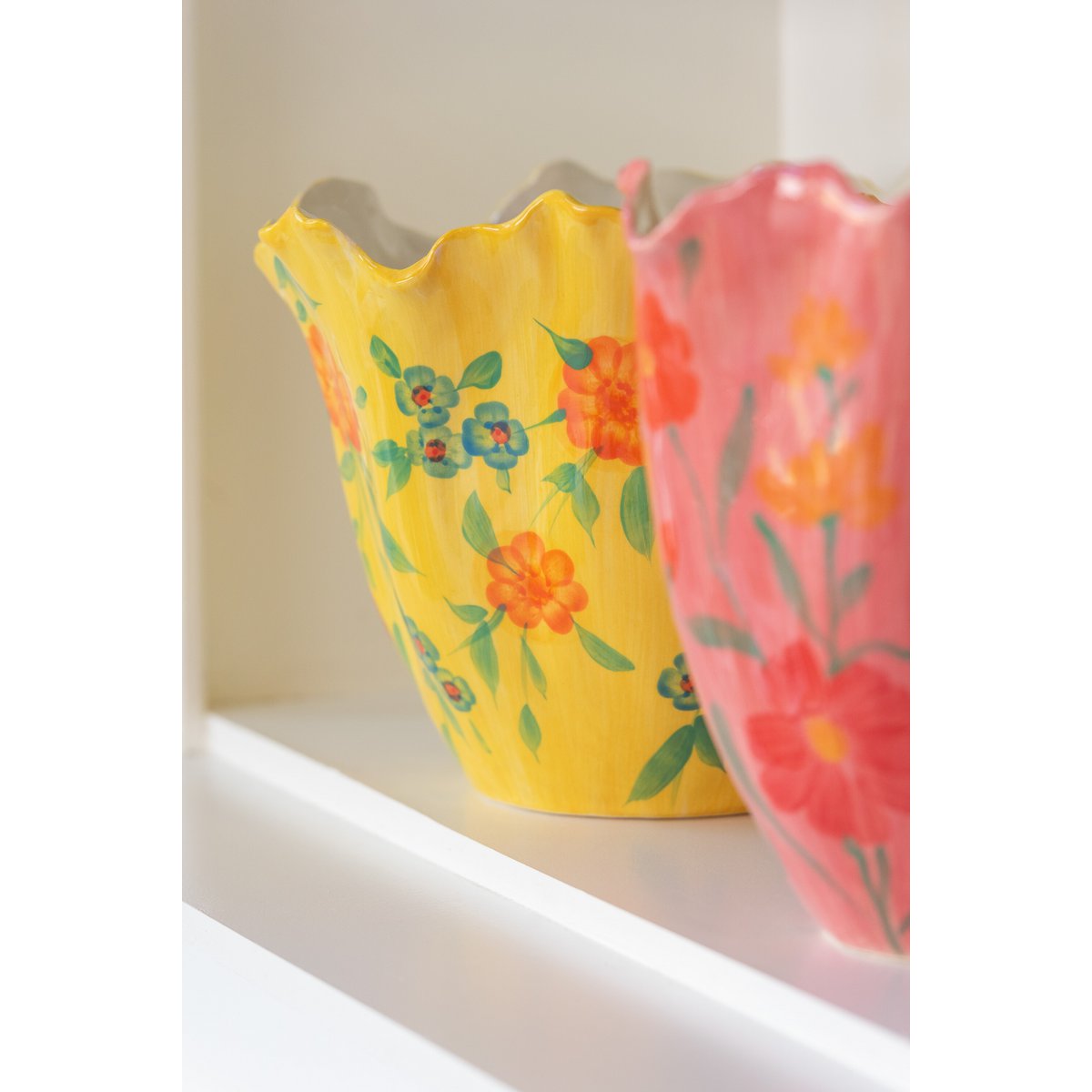 Détail du vase Alegria J-Line, design bohème et art déco