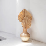 Vase KAMARI décoré avec des fleurs séchées, ambiance bohème