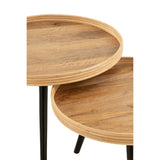Ambiance salon avec les tables d'appoint J-Line