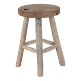 Tabouret Badia placé dans un intérieur moderne avec style rustique