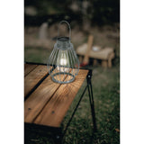 Lumière solaire décorative à LED 21,5 cm de haut, pour l'extérieur, en métal, en verre et en plastique, argent, avec fermement intégré