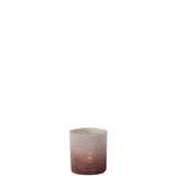 Détail de la texture en verre de la lanterne J-Line Pearls