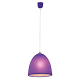 Silicone Pendant Light "Catinus" Ø 25cm, en silicone violet, E27