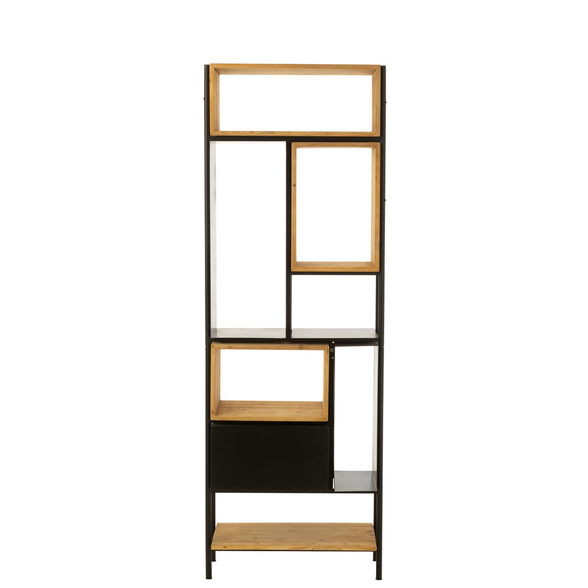 Étagère J-Line Tina avec objets de décoration