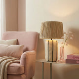 Lampe sur pied Denton Beige