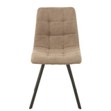 Chaise J-Line Babette Textile/Métal Beige