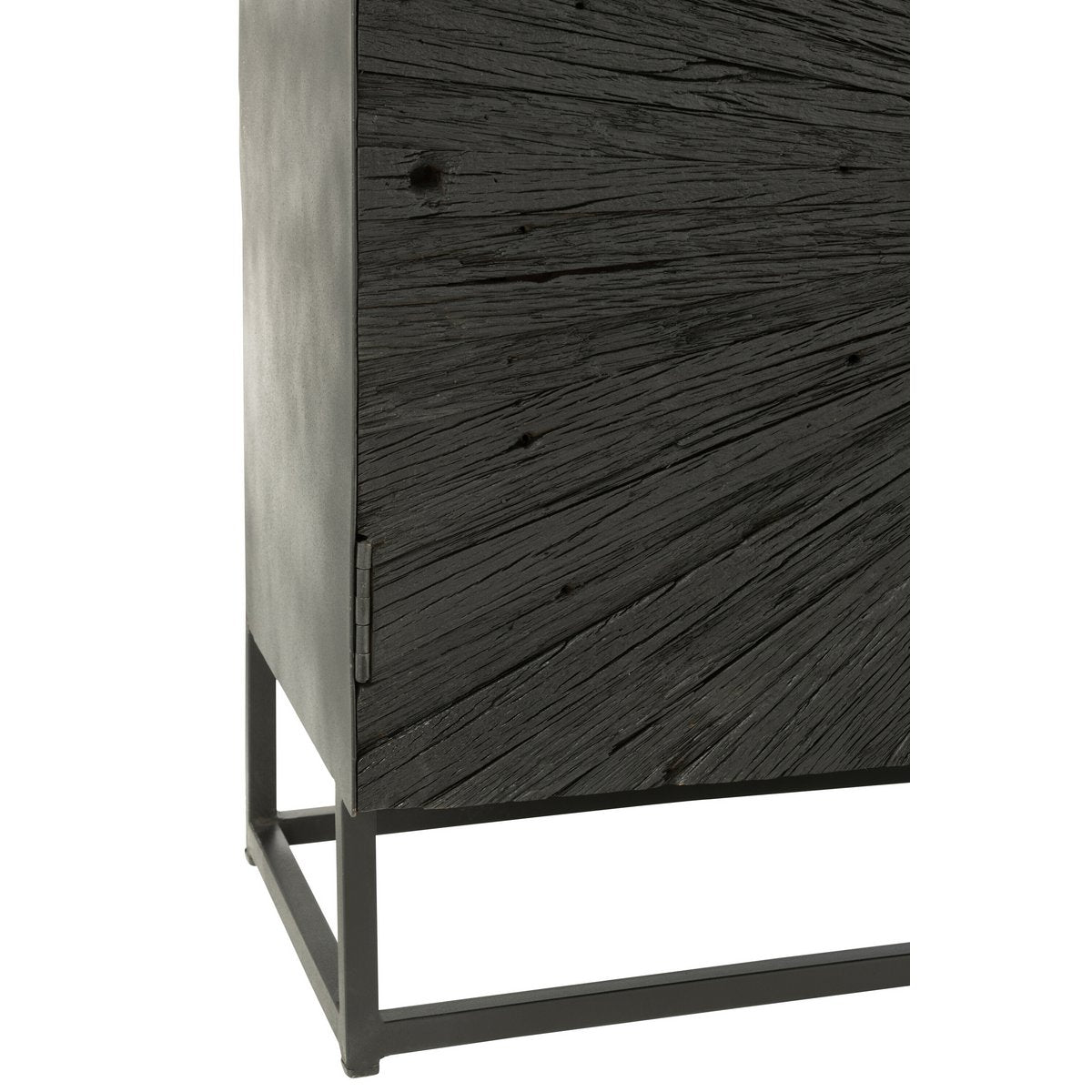 Vue latérale de l'armoire J-Line Shanil, design industriel
