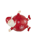Ambiance festive avec le pot de conservation Père Noël J-Line en céramique