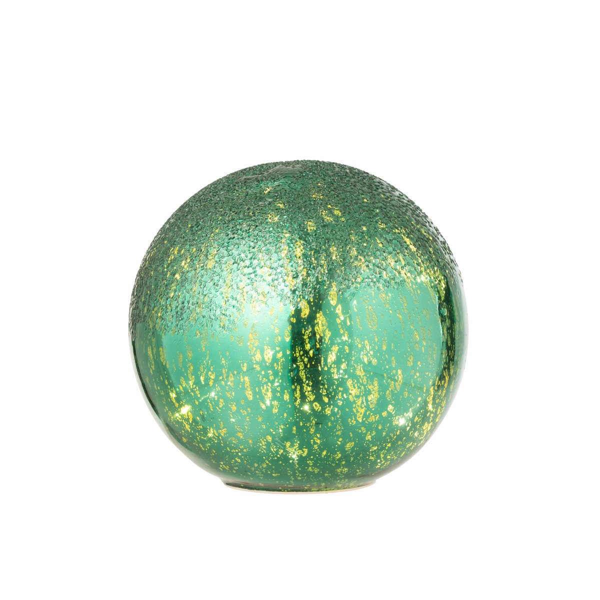 Boule Cracked J-Line sur une table en bois