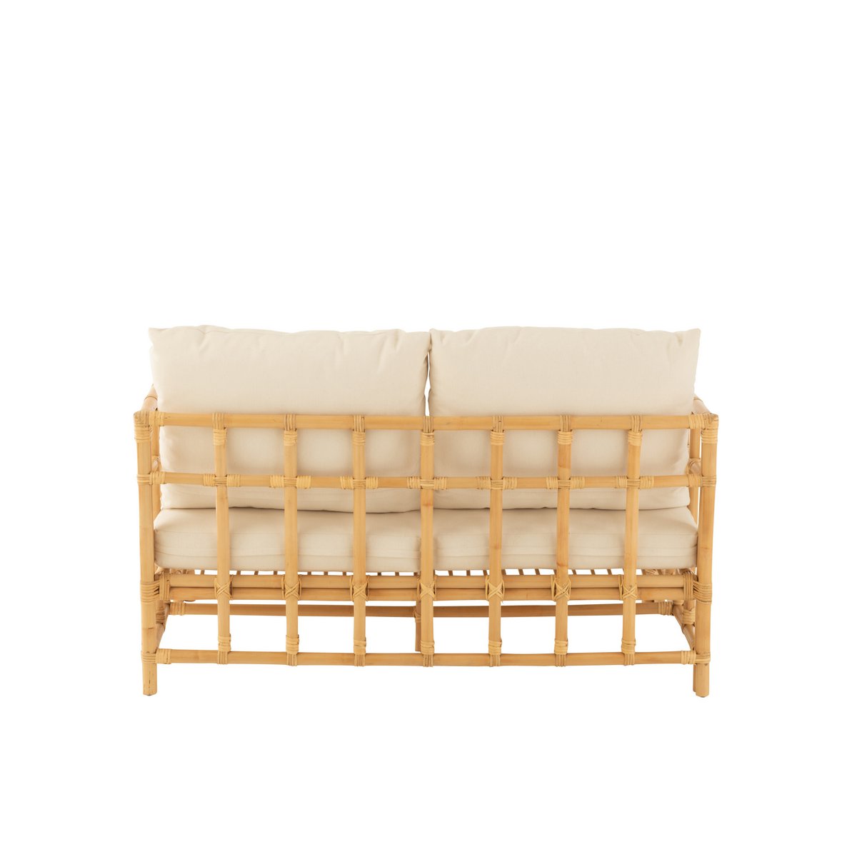 Canapé J-Line Elise, coussins blancs confortables