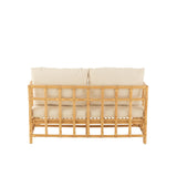Canapé J-Line Elise, coussins blancs confortables