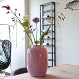 Vase Artic en verre rose clair