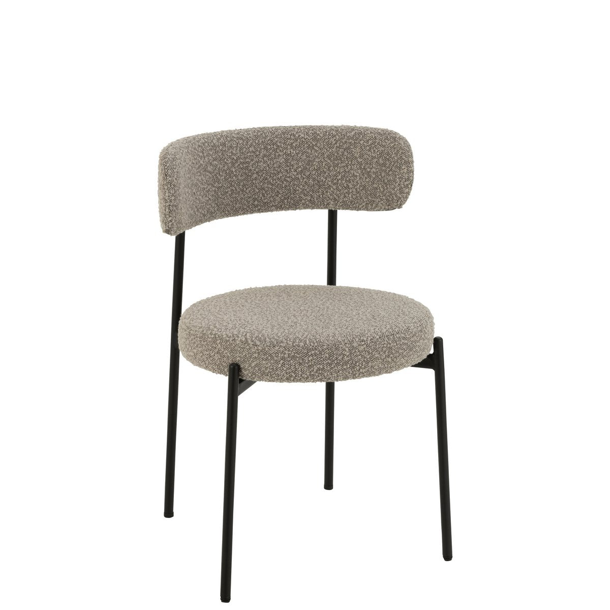Chaise Bouclé J-Line en situation, ajout de style à un espace de vie.