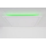 Smart Home LED Backlight Panneau Longueur côté 45 cm, de nombreuses fonctions, transport de lampe en métal et en plastique, LED intégrés