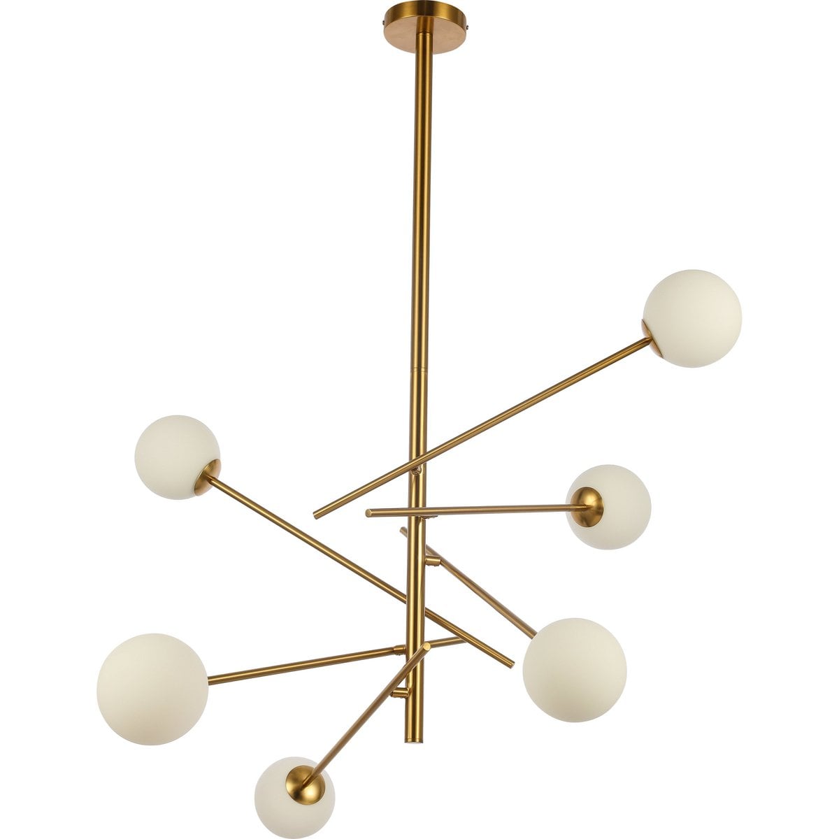 Détails de la lampe Diana - Finition en laiton satiné et verre élégant