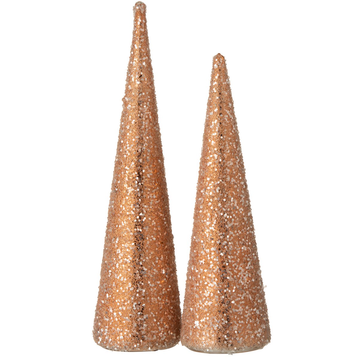 Détails de la décoration Cone Pearls en verre - couleur saumon foncé