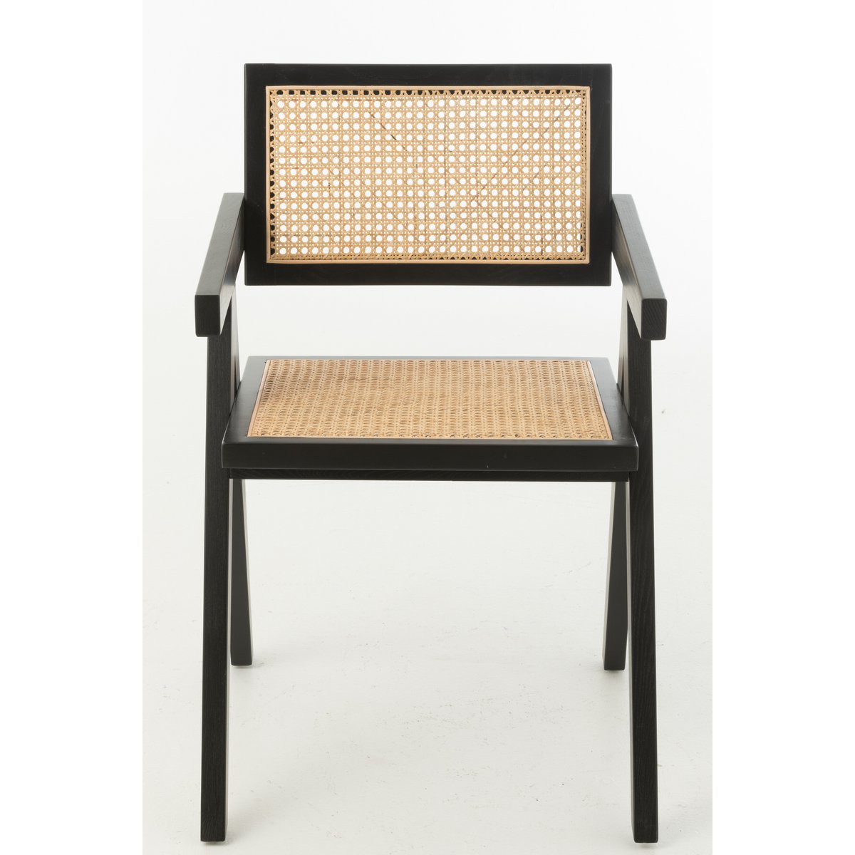 Détail du bois de frêne de la Chaise Treillis J-Line