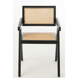 Détail du bois de frêne de la Chaise Treillis J-Line