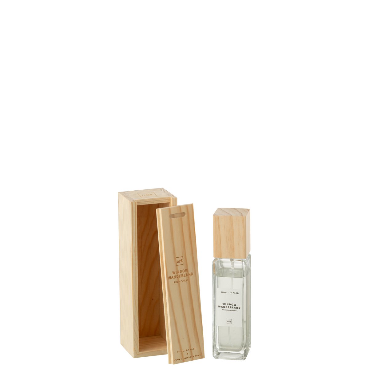 Vue latérale du parfum J-Line montrant le design moderne