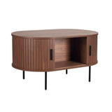 Compartiments de rangement spacieux de la table basse