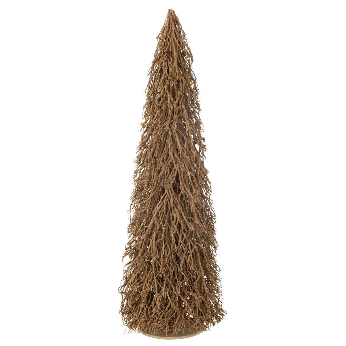 Arbre de Noël J-Line en bois naturel, vue de face
