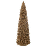 Arbre de Noël J-Line en bois naturel, vue de face