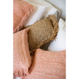 Housse de Coussin Oh My Gee - Rose Saumon - 60x60
