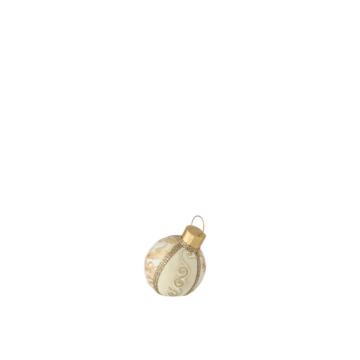 Boule décorative J-Line en polyfoam doré, élégante et raffinée