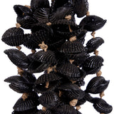 Le pompon coquillage de minuit - Noir