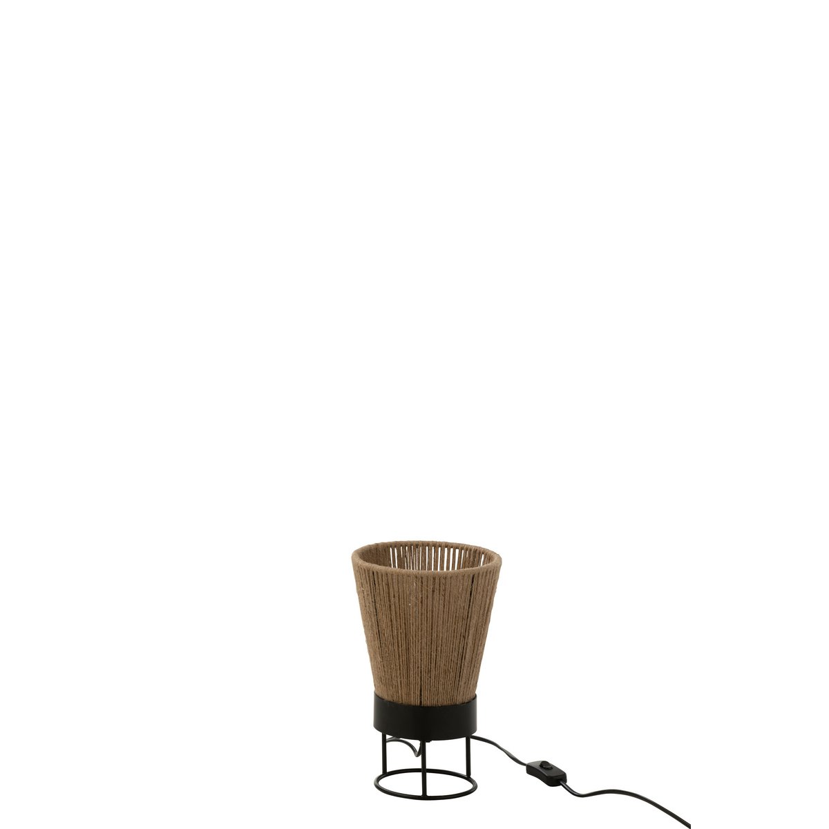 Ambiance intérieure avec la lampe J-Line Nina en jute