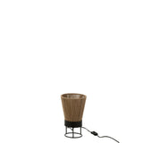 Ambiance intérieure avec la lampe J-Line Nina en jute