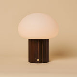 Lampe de table rechargeable Pieter marron foncé