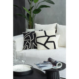 Coussin Stripe J-Line, angle de vue montrant l'épaisseur